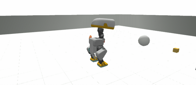 the duck rolling backwards