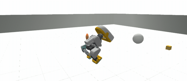 the duck rolling forward