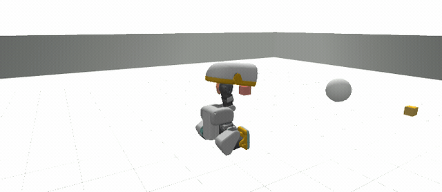the duck standing up