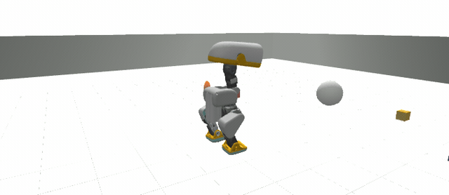 the duck walking